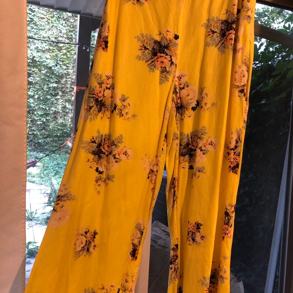 Anthropologie (Feather Bone) wide leg pants - Picture 3 of 4